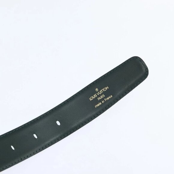 LOUIS VUITTON Taiga Leather Ceinture Classic Belt 41.7"" Epicea LV Auth bs30354 - Picture 11 of 14